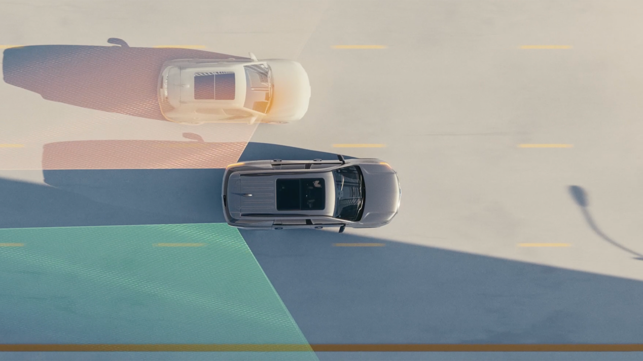 Video of the Blind Zone Steering Assist of the 2025 Chevrolet Traverse SUV.