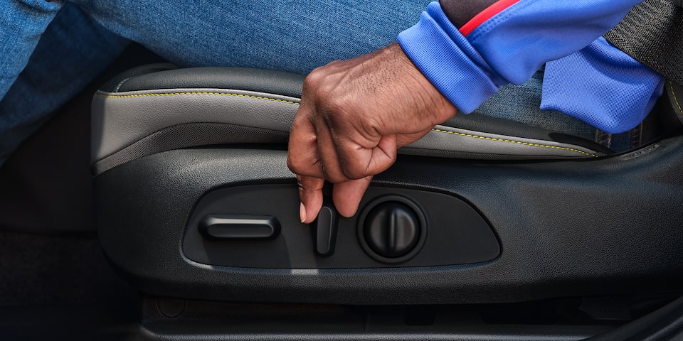2025 Chevrolet Trax power seat adjuster.