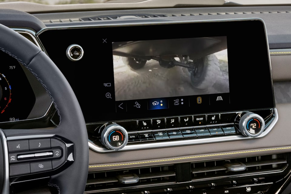Système d’infodivertissement du Chevrolet Colorado ZR2.