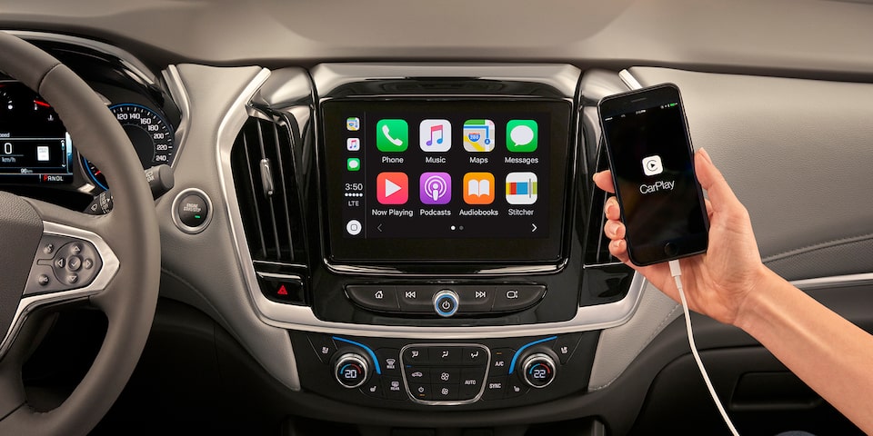 2020 Chevrolet Infotainment Apple CarPlay.