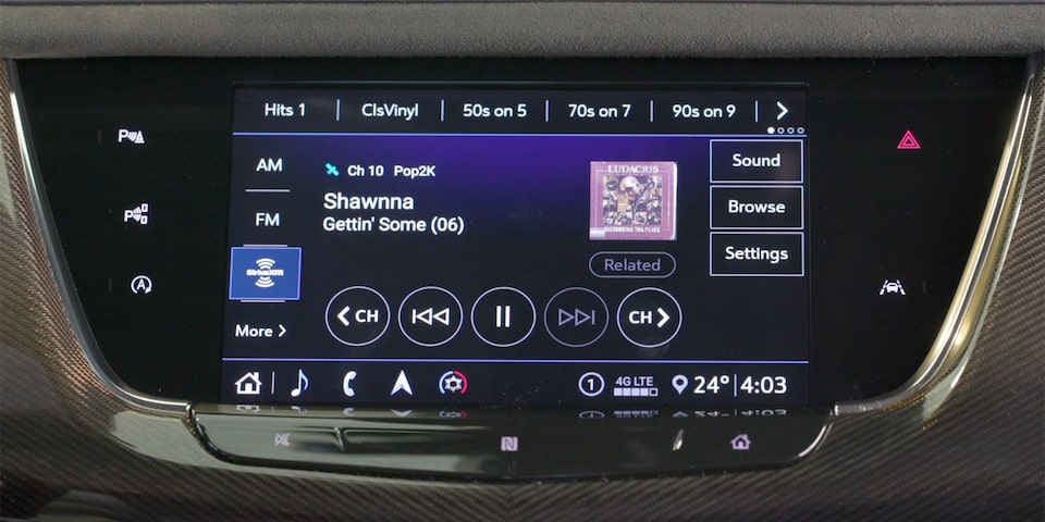 2020 Chevrolet Infotainment System: SiriusXM Technology.