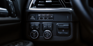 Close-up View of the Vehicle Control Buttons in the 2025 Chevrolet Tahoe
