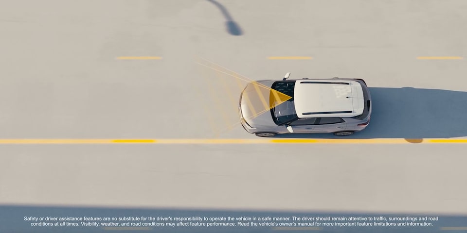 Chevrolet Trailblazer Safety Assist: Lane Keep Assist with Lane Departure Warning.