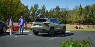 2026 Chevrolet Trax parked near a Neighborhood Park.