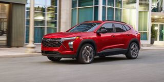 2026 Chevrolet Trax Parked near an Apartment Building.