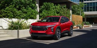 2026 Chevrolet Trax Parked Beside a Building.