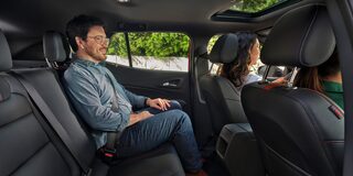 Side view of the Second Row Seating inside the 2026 Chevrolet Trax.