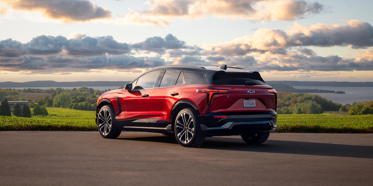 Side view of the 2026 Chevrolet Blazer EV.