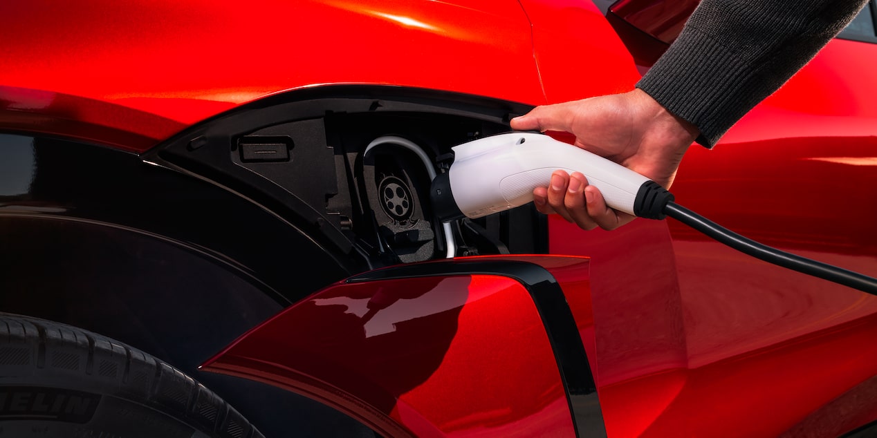 Charging their 2026 Chevrolet Blazer EV.