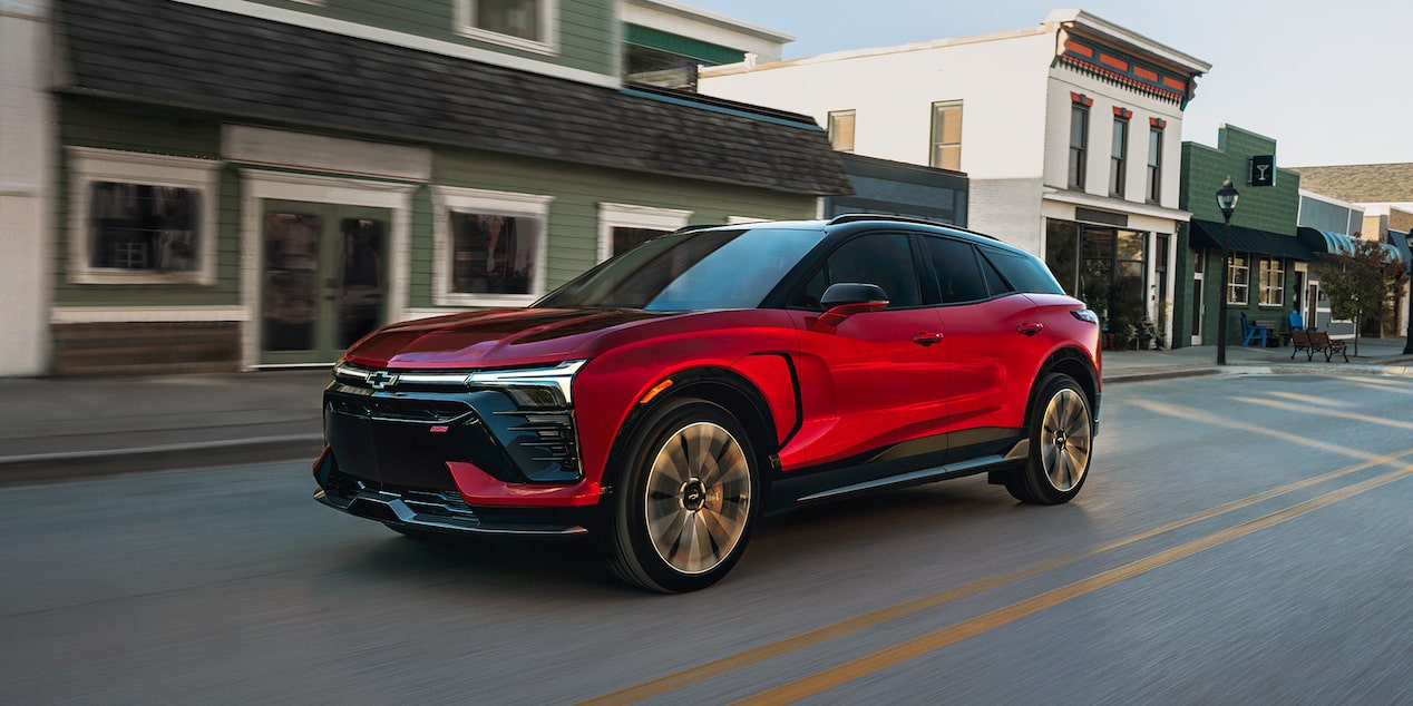Side view of the 2026 Chevrolet Blazer EV.