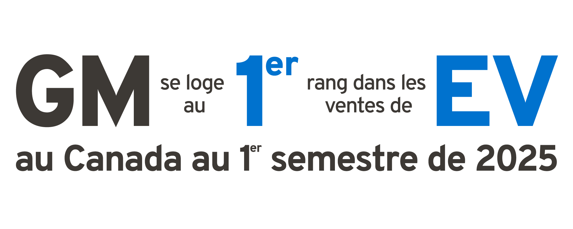 GM se loge au 1er rang dans les ventes de EV