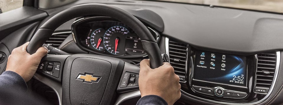 A Chevrolet dashboard with OnStar capability.