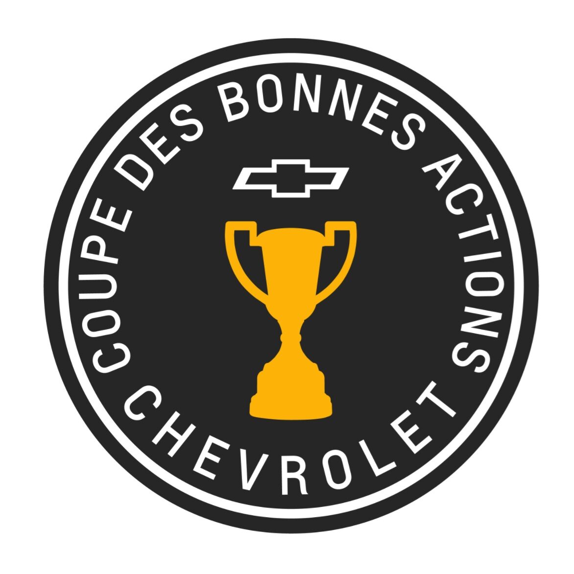 Logo de la Coupe des bonnes actions Chevrolet.