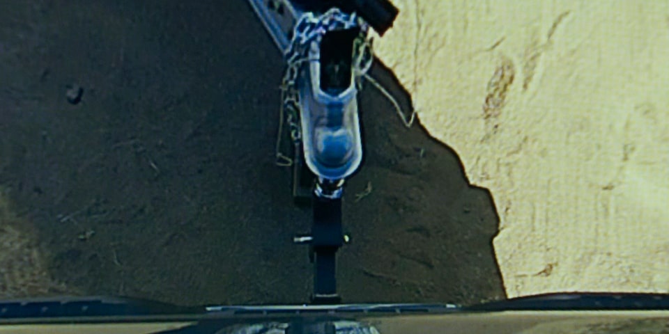 Hitch View of the Chevrolet Silverado HD.