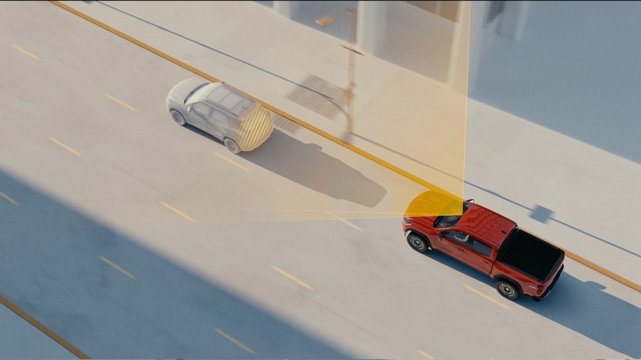 Video of the Following Distance Indicator of the 2025 Chevrolet Colorado.