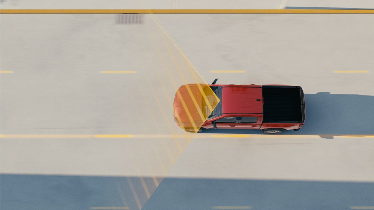 Video of the Lane Keep Assist with Lane Departure Warning of the 2025 Chevrolet Colorado.