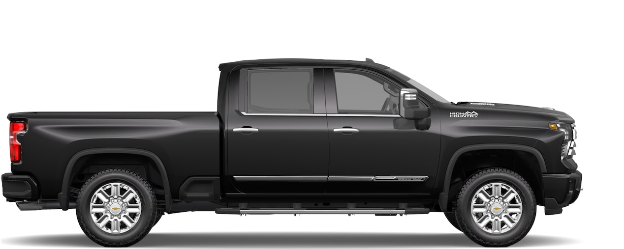 Side view of the Chevrolet Silverado 2500.