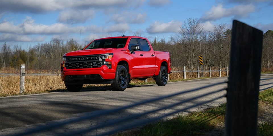 Silverado on the road