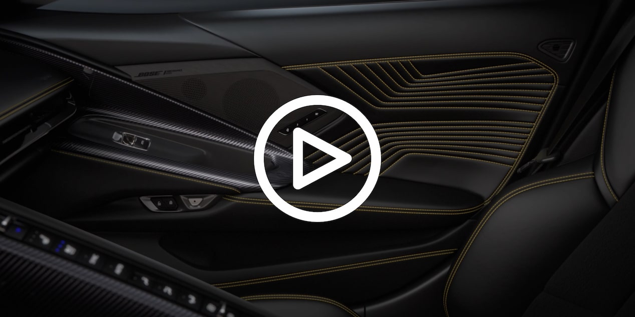 Panneau de porte de la Corvette ZR1 3LZ 2025.