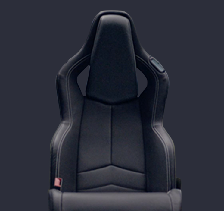 Un siège en cuir attrayant de la Chevrolet Corvette Stingray 2025.