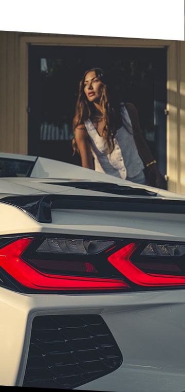 Emblème Stingray à l’arrière de la Corvette Stingray 2025