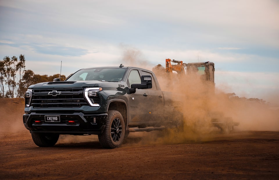 Silverado towing heavy load