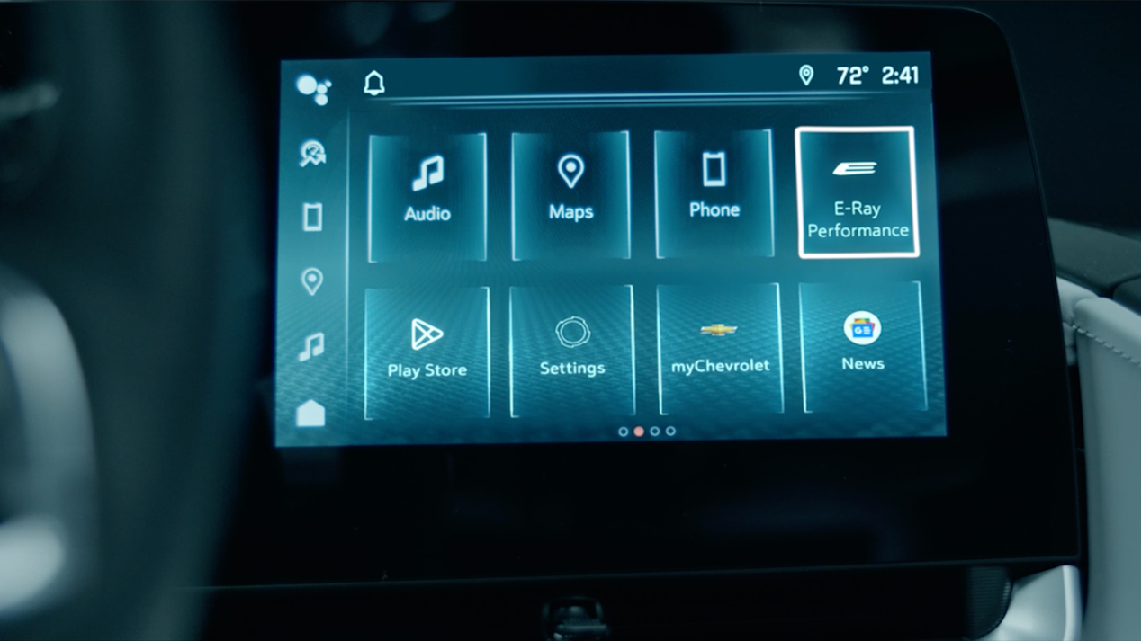 Video Thumbnail of The 2025 Chevrolet Corvette E-Ray Performance App