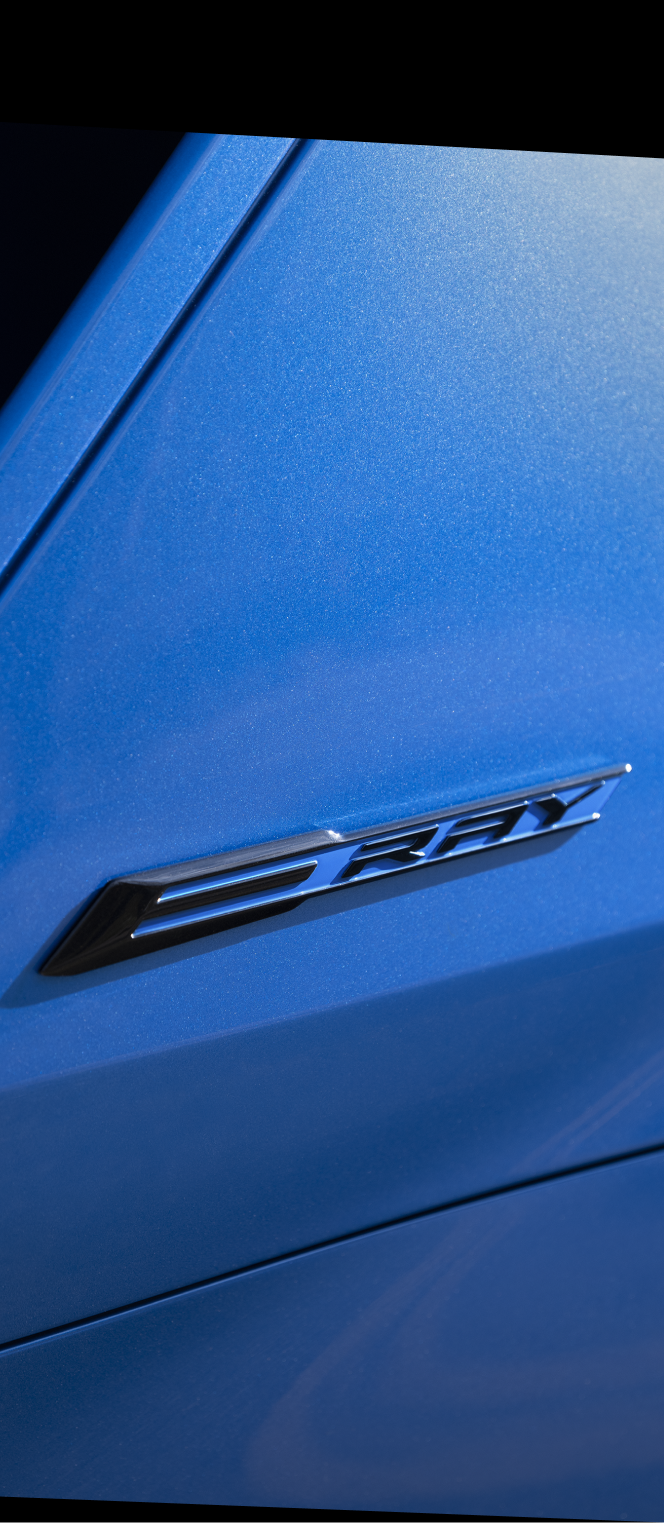 corvette e-ray badging