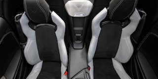 Interior image of the seats inside a Corvette Stingray