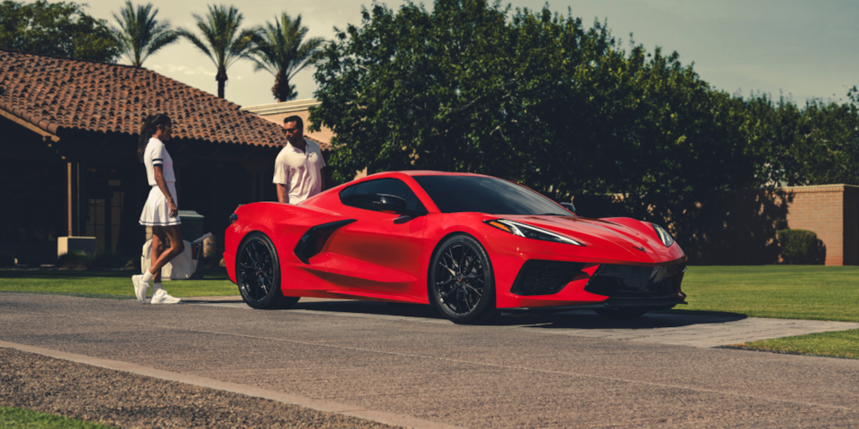 Full shot of the Corvette Stingray