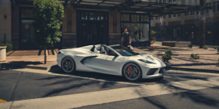 Arctic White Stingray Convertible