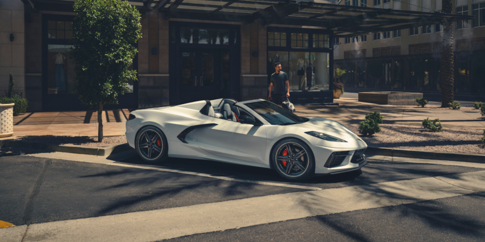 Arctic White Stingray Convertible
