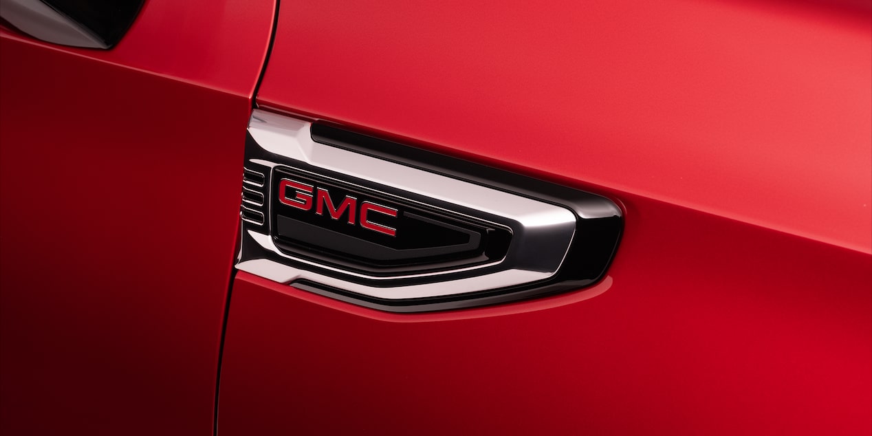 GMC side badge