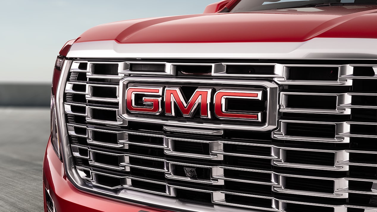 cropped image of the front GMC badge