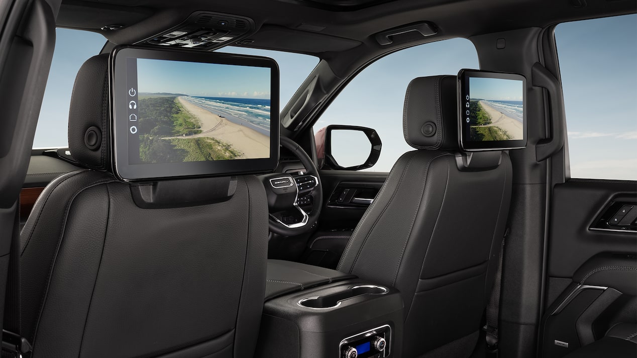 second row entertainment screens