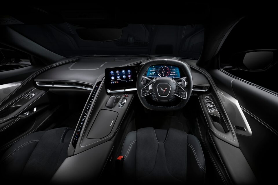 2020 Chevrolet Corvette Mid-Engine Sports Car Racing Style Steering Wheel