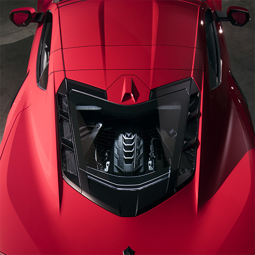 New Convertible Engine Appearance package with window under engine and tonneau cover