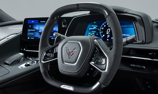 The Impressive Instrument Cluster of the Right Hand Drive 2023 Corvette Z06
