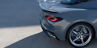 Side Rear View of the 2024 Chevrolet Corvette E-Ray Wheel & Taillamp