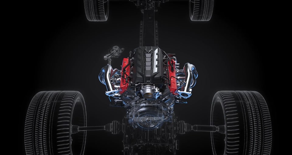2024 Corvette E-Ray Engine