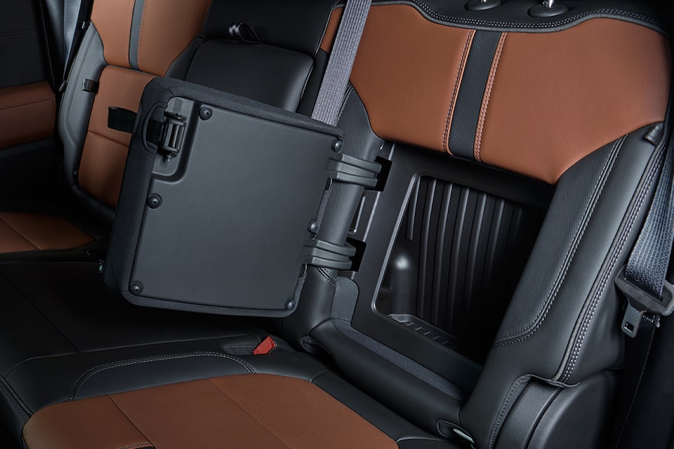 2020 Silverado 1500 Pickup Truck Interior Features: Rear-Seat Storage