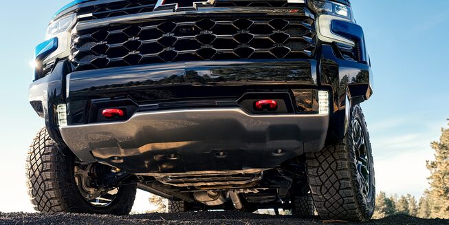 2023 Chevrolet Silverado ZR2 Exterior Worms-Eye View of Grille