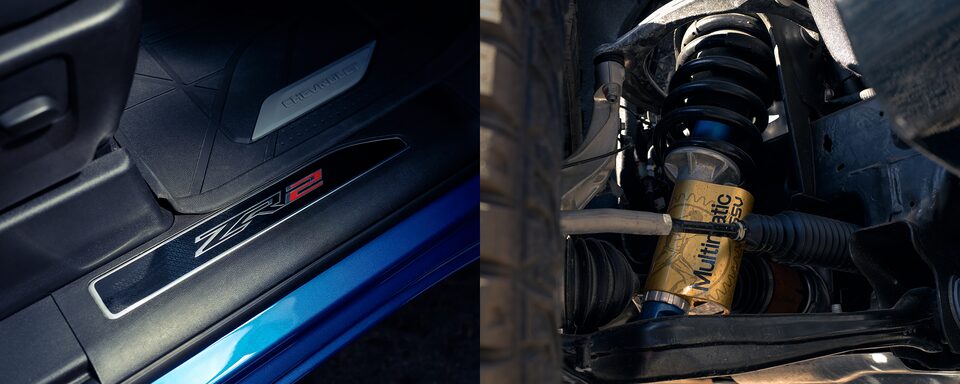 Close up of 2023 Chevrolet Silverado ZR2 Tyre & Grille