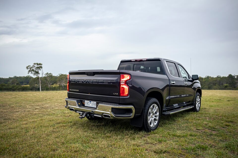 Chevrolet Silverado LTZ Premium black Rear