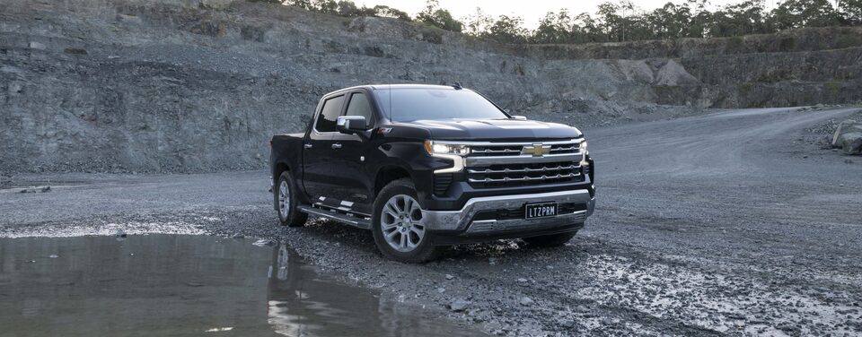 Chevrolet Silverado LTZ Premium black Rear