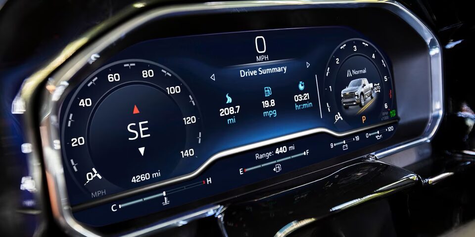 12.3-Inch Diagonal Driver Information Centre
