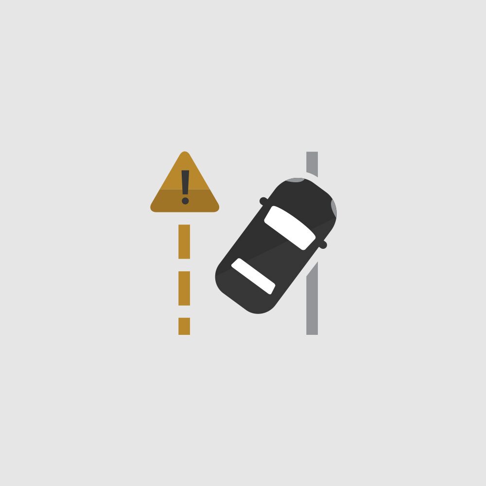 Lane Departure Warning Icon